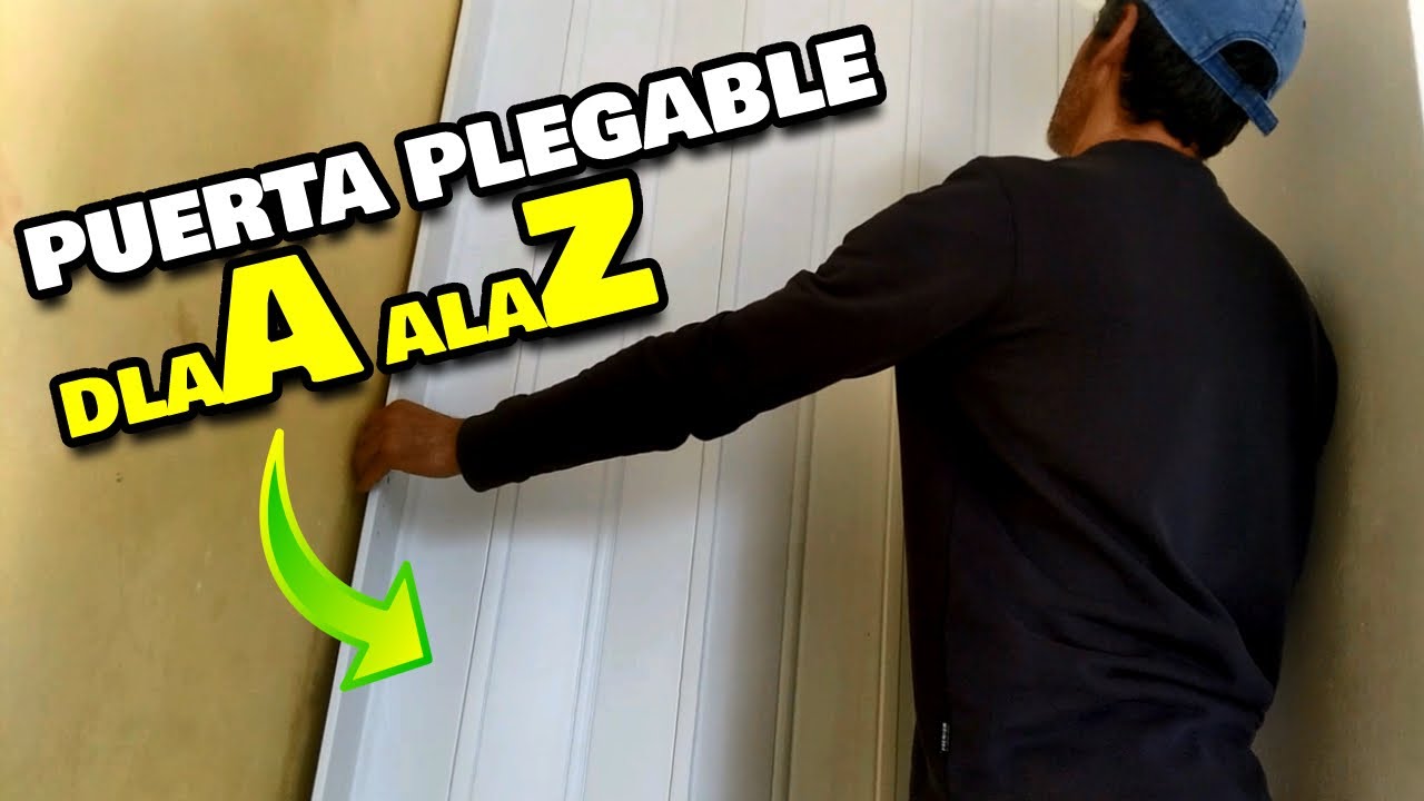 ¡Aprende a instalar una puerta plegable de PVC en pocos pasos!