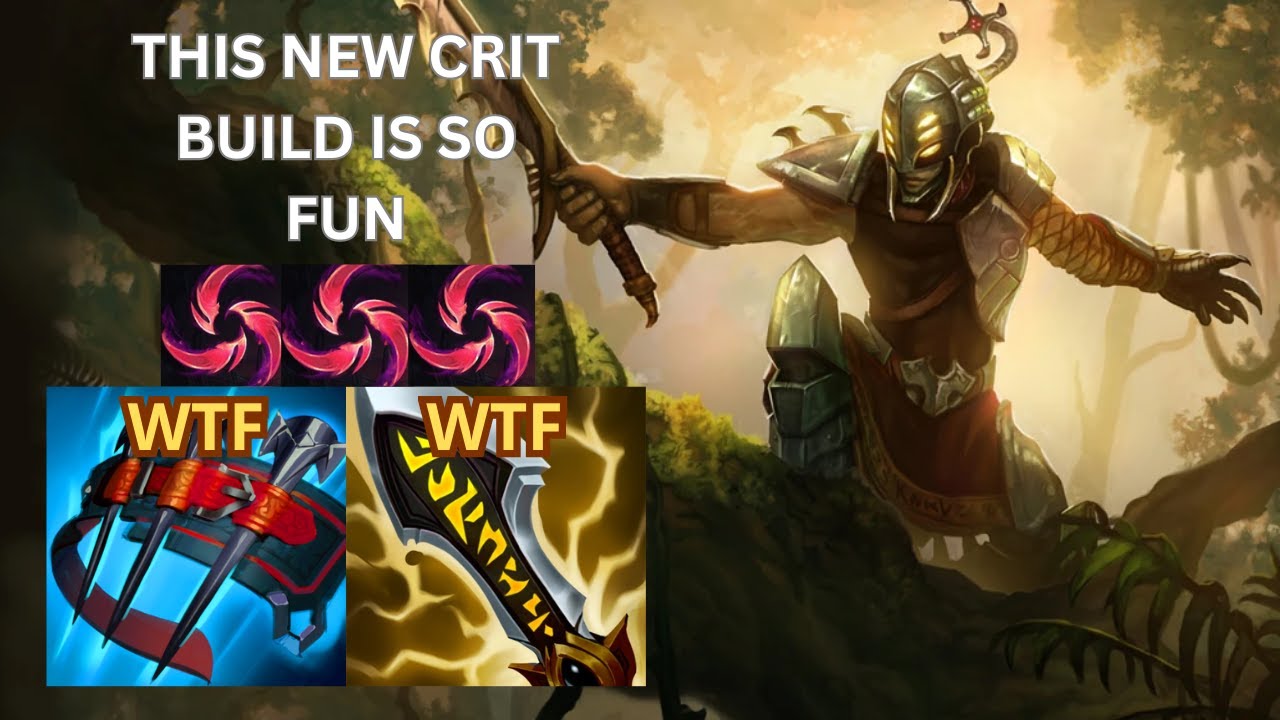 THIS NEW CRIT MASTER YI TOP BUILD IS SO FUN