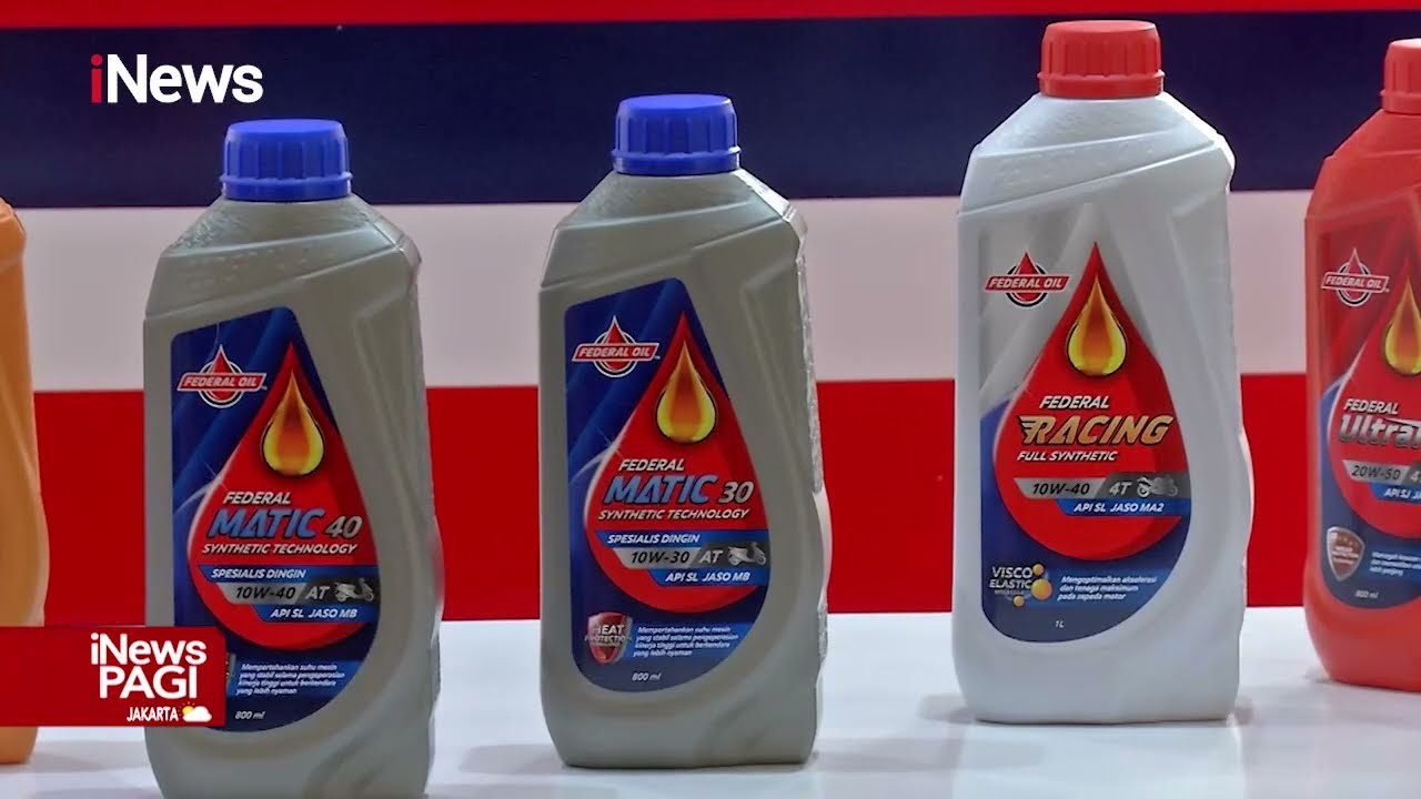 Pelumas Peduli Lingkungan, Federal Oil Luncurkan Tiga Produk Baru #iNewsPagi 10/03