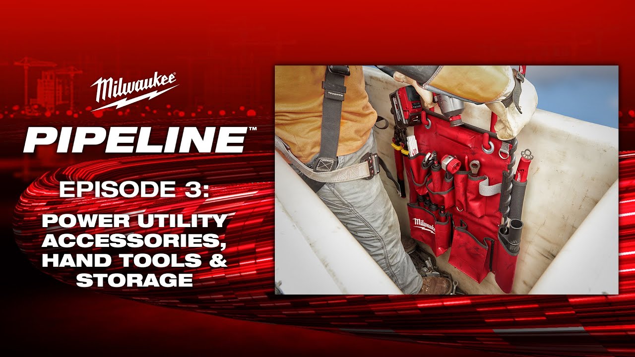 Milwaukee® Pipeline™: Power Utility Accessories, Hand Tools & Storage