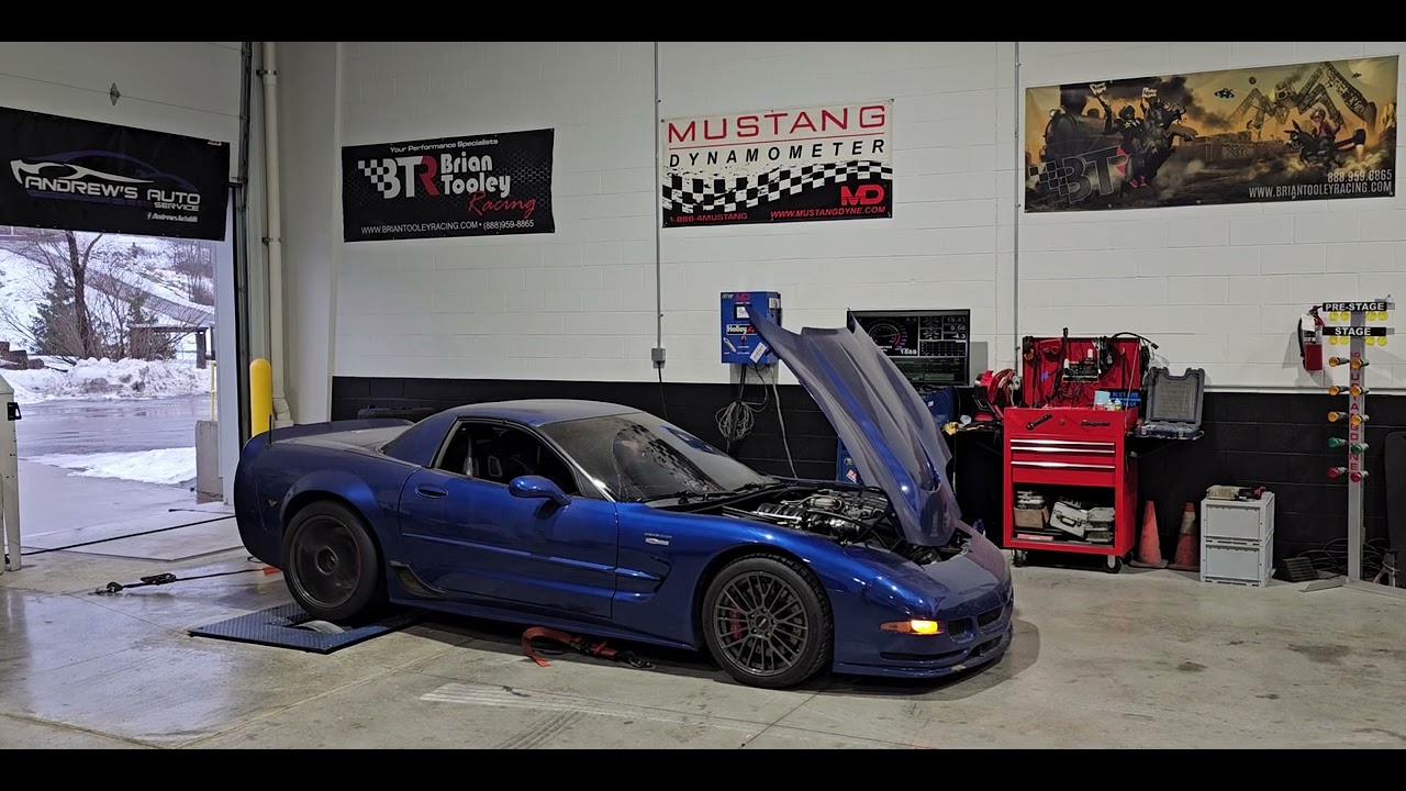 2003 C5Z Twin turbo, BTR twin turbo cam hits dyno for tuning