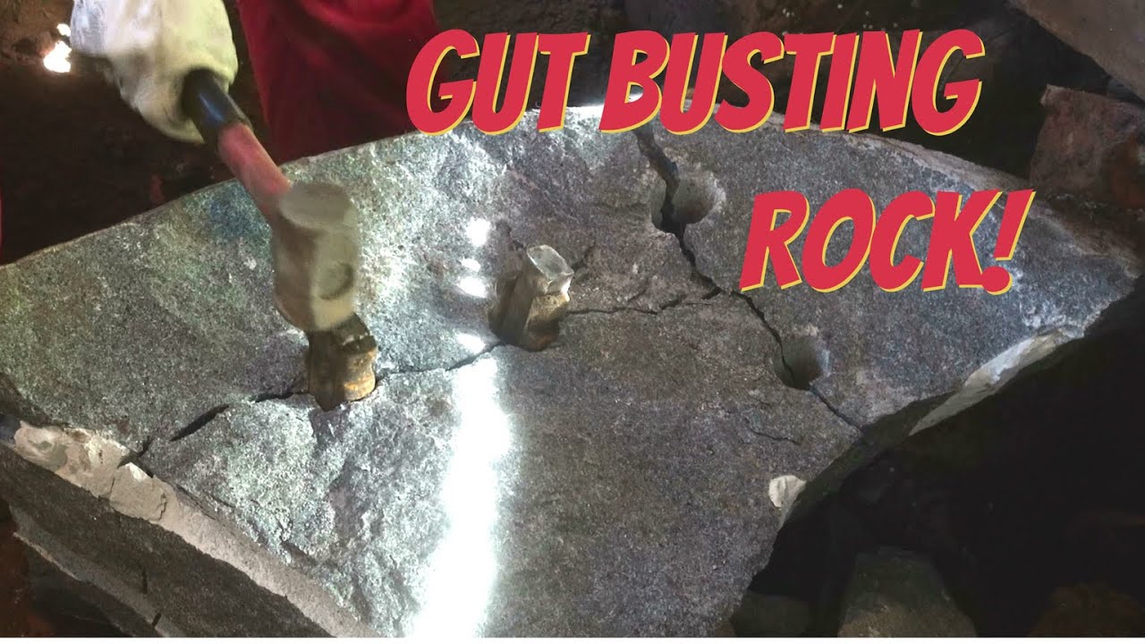 Rock Breaking inside a house, should I use explosives?