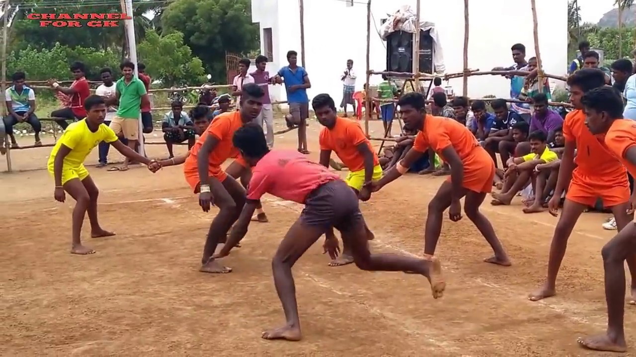 vellore district  junior championship kabaddi match - 2018