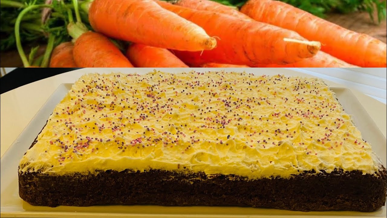 Verdens saftigste gulrotkake med ostekrem. Enkelt og godt!