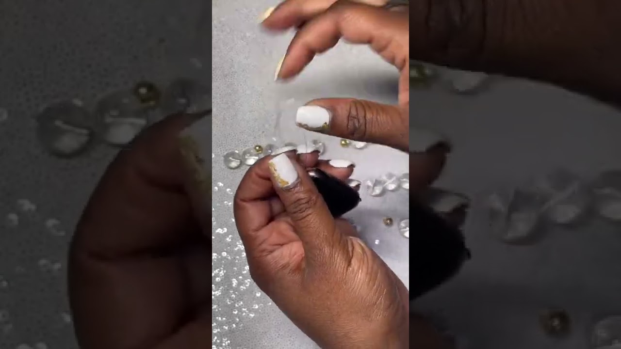 Apple Watch Band Tutorial with Crystal Quartz. #jewelrytutorial #applewatchband #jewelry