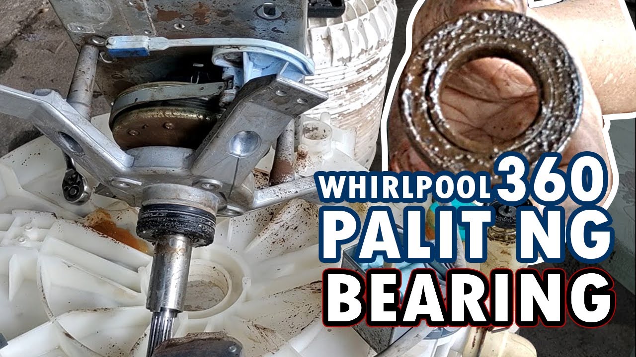 Whirlpool 360 Automatic Washing machine with too much noise during Spin time. Bearing replacement