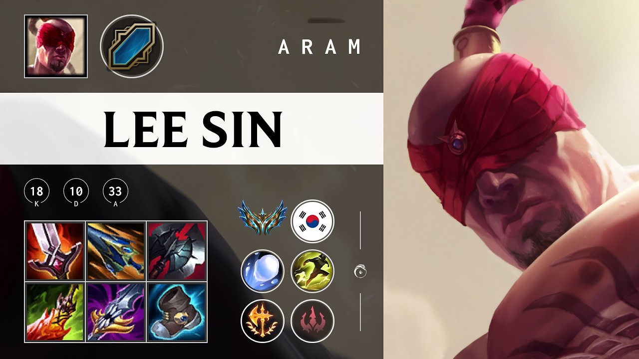 Lee Sin ARAM - KR Challenger Patch 26.05