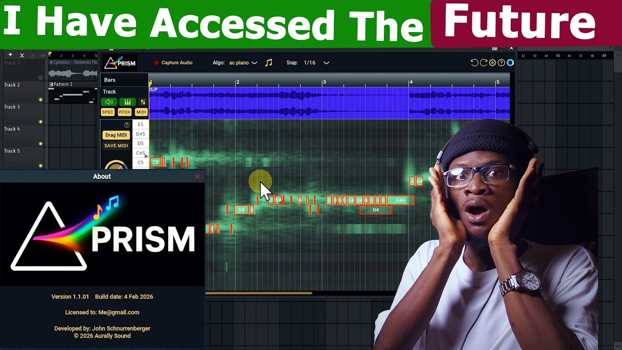Say Goodbye To Melody Block! - PRISM Offline Audio To MIDI Plugin Got You Covered