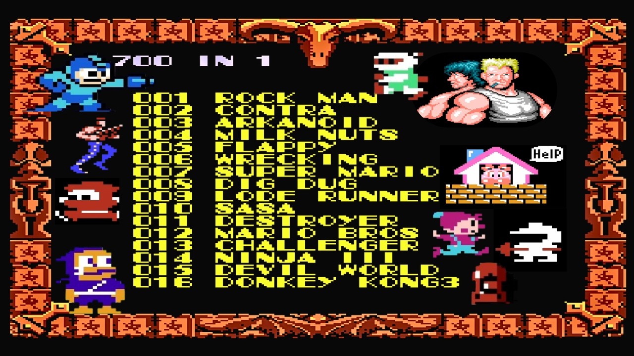 NES 700 in 1 Longplay : Retro Gaming Mega Collection