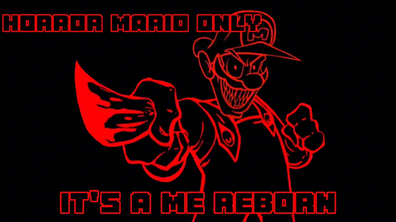 Friday Night Funkin It's A Me: Reborn - Horror Mario Vocals Only