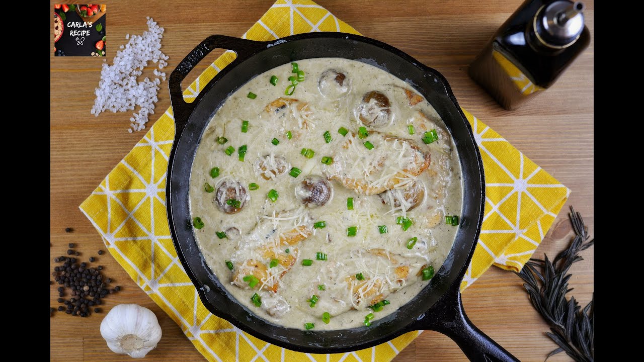 Creamy Blue Cheese Chicken طريقة جديدة للدجاج بالكريمة وصوص البلو تشيز