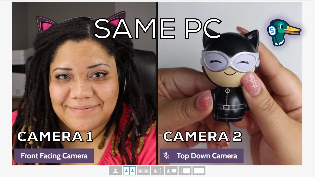 2 Cameras and 1 PC with Streamyard