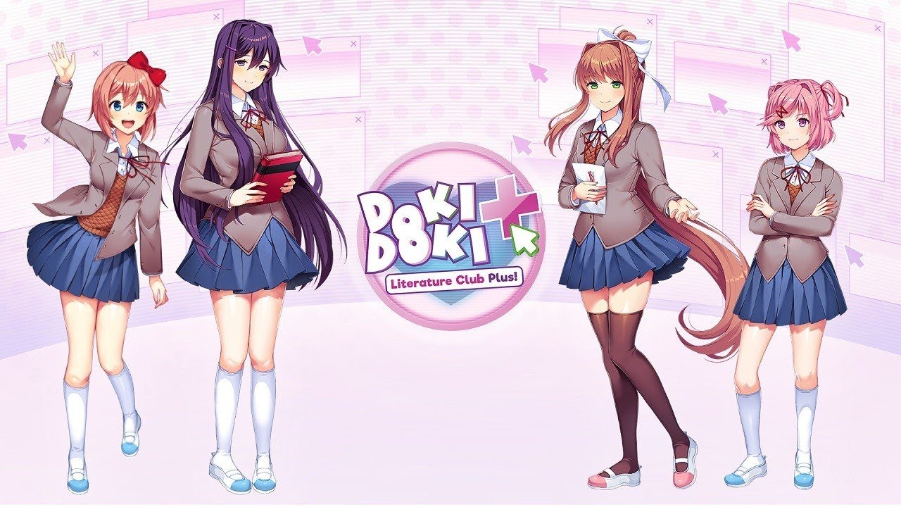jugando con mi team doki doki (si asi se podria llamar xddd)