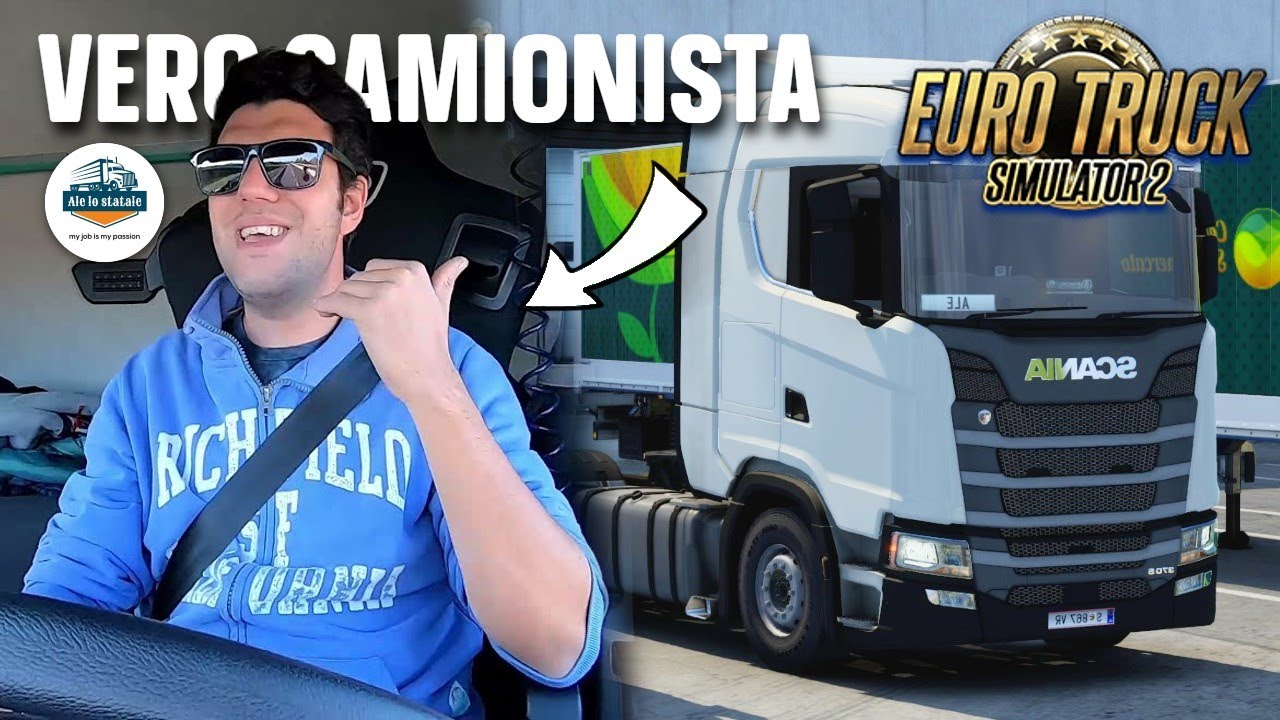 UN VERO CAMIONISTA su EURO TRUCK SIMULATOR 2! @alelostatale