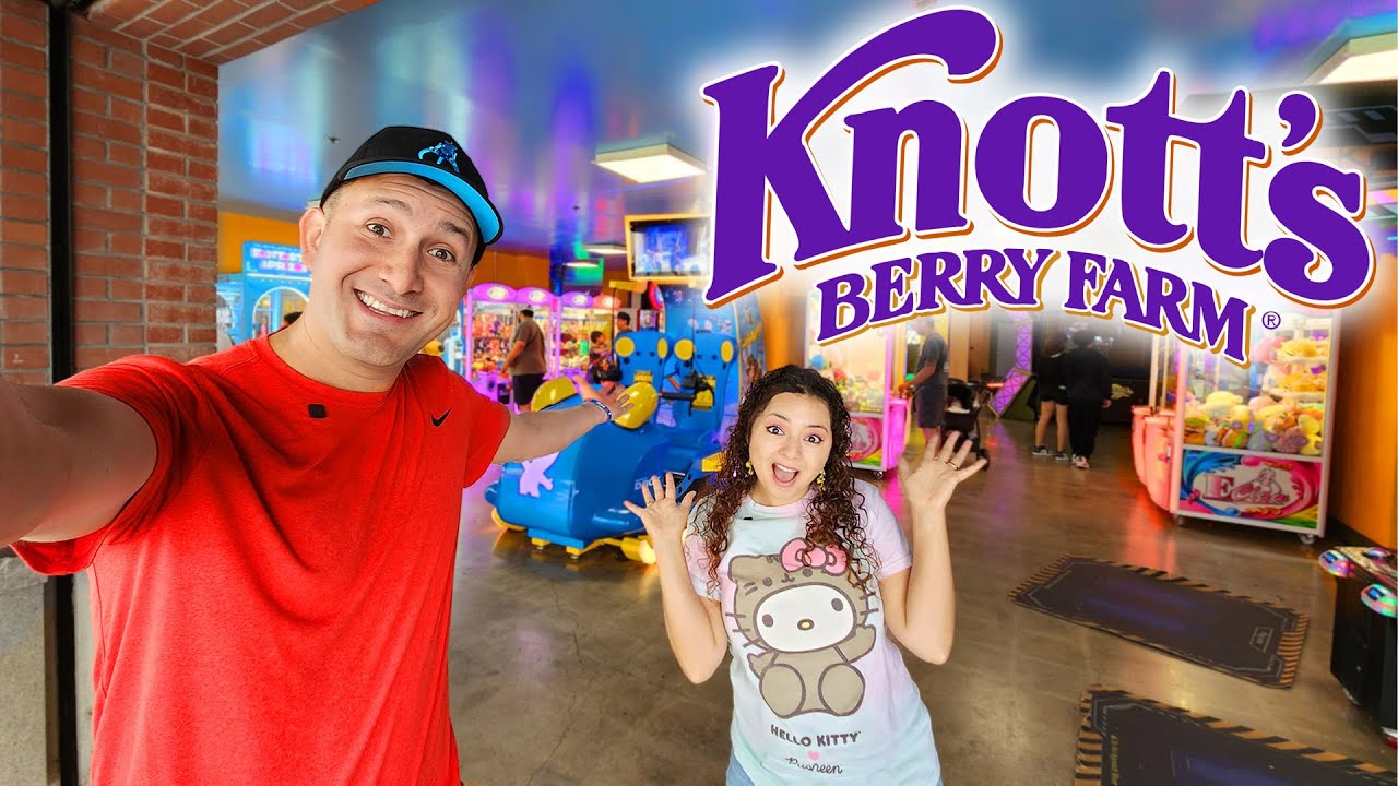 Our First Time at Knott's Berry Farm Arcade!