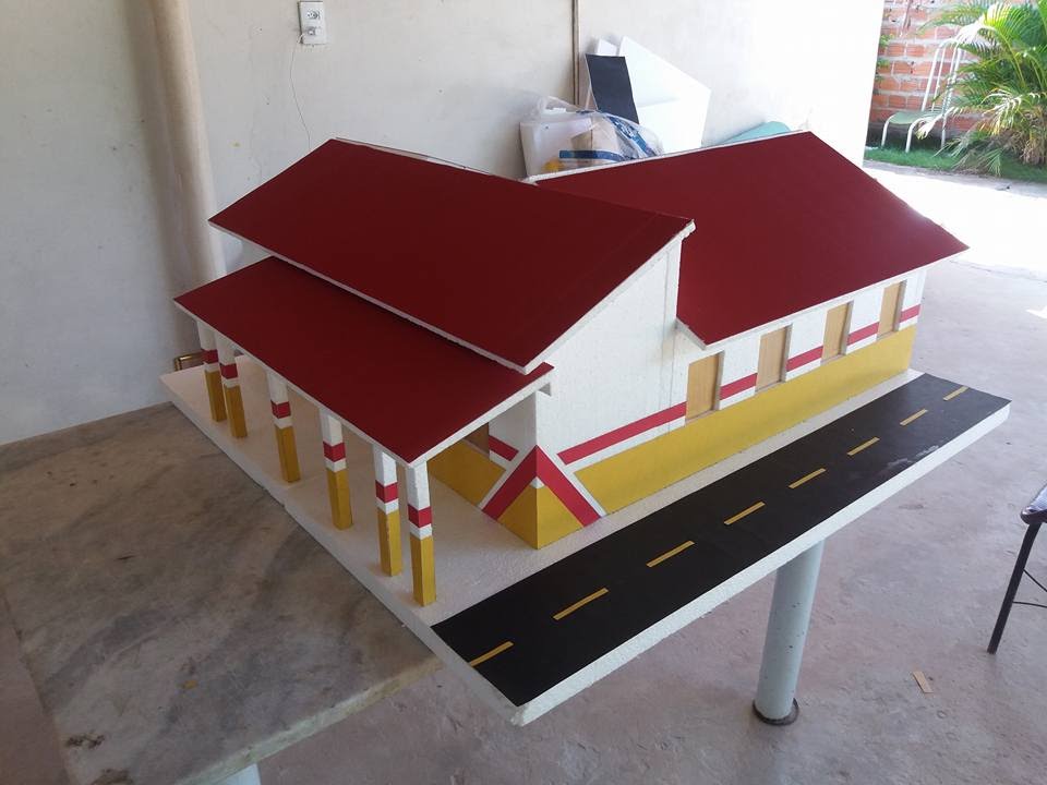 Maquete Escolar Creche Carolina - São Mateus MA