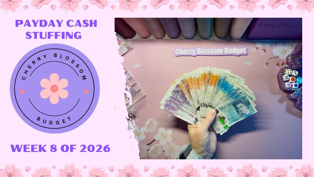 Payday Cash Stuffing Week 8 of 2026 | Savings Challenges | Happy Mail | Budgeting | 