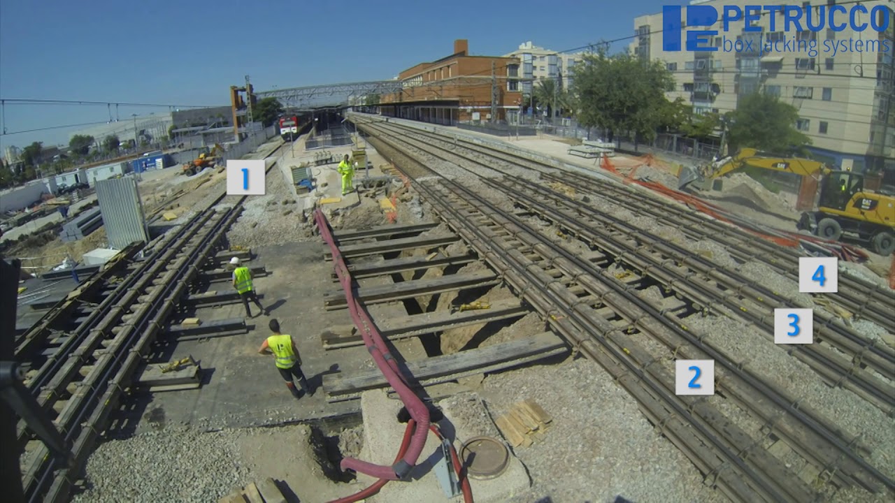 Petrucco 2019 Box Jacking - Estación de Torrejón (Apeo Garruti) / Línea Madrid-Barcelona
