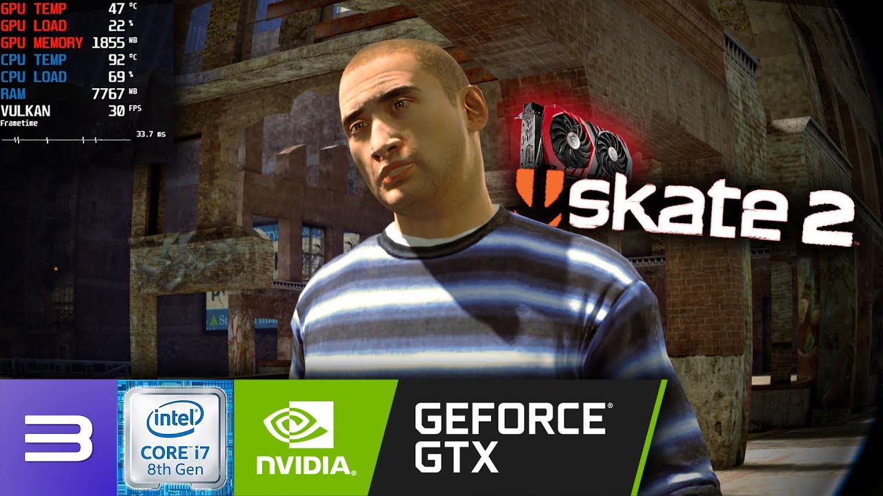 Skate 2 RPCS3 1440p I GTX 1080 I i7 8700K 4.7GHz