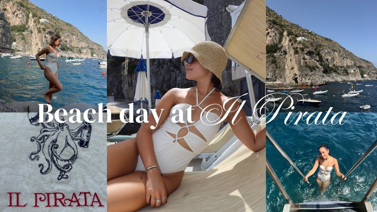 Beach day at Il Pirata in Praiano