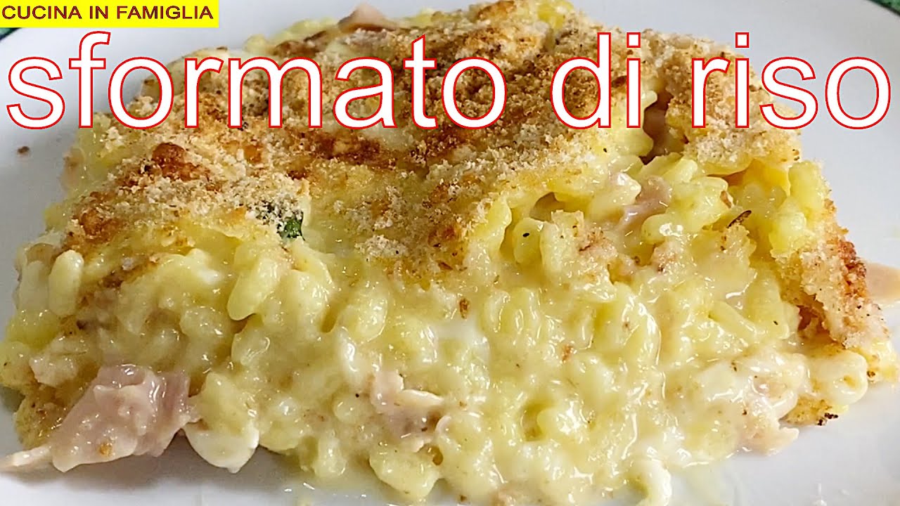 SFORMATO DI RISO FILANTE ALLA SICILIANA CON SALSICCIA AL FORNO RICETTA SEMPLICE E VELOCE