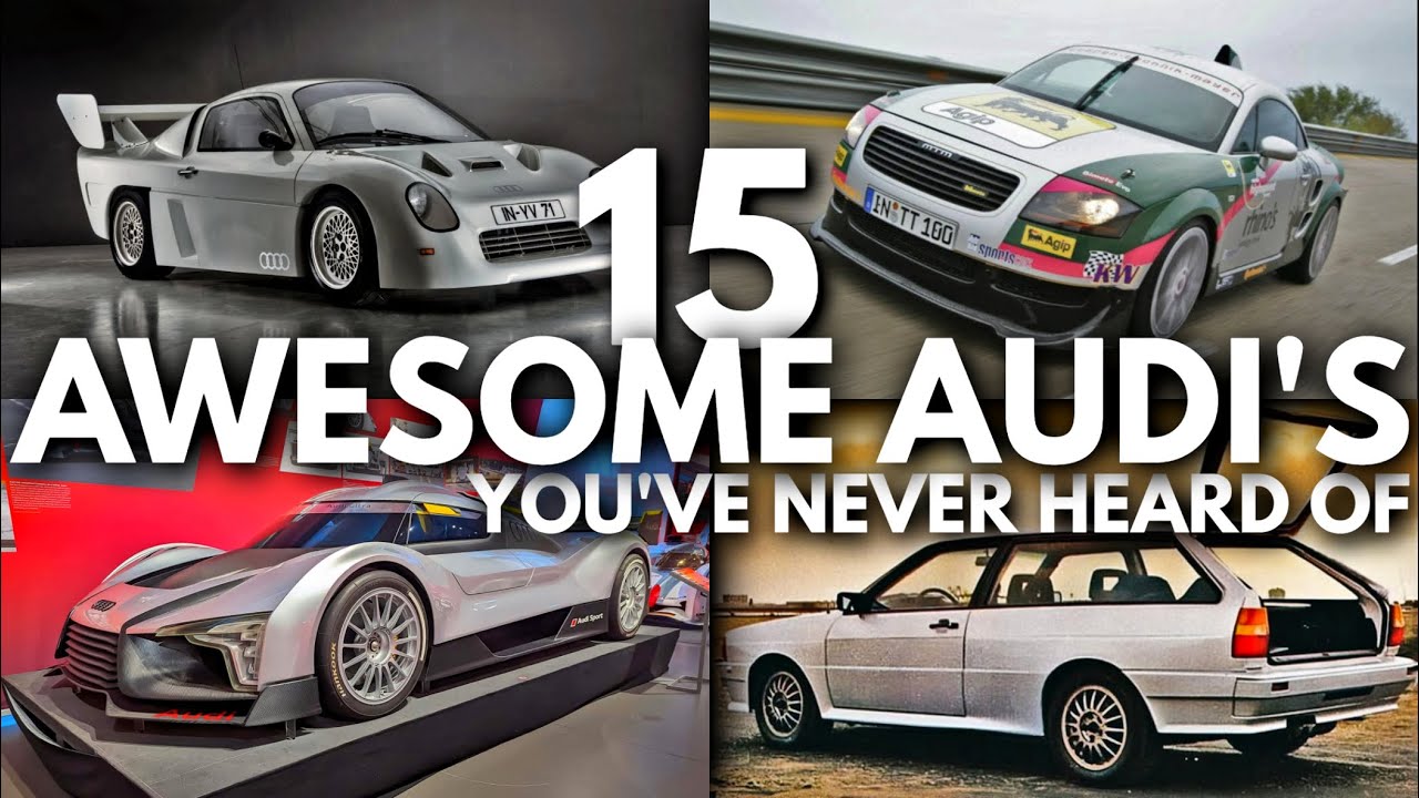 15 Awesome AUDIs you've never heard of | Forgotten Supercars | Rally Cars | Speed Record | Concepts