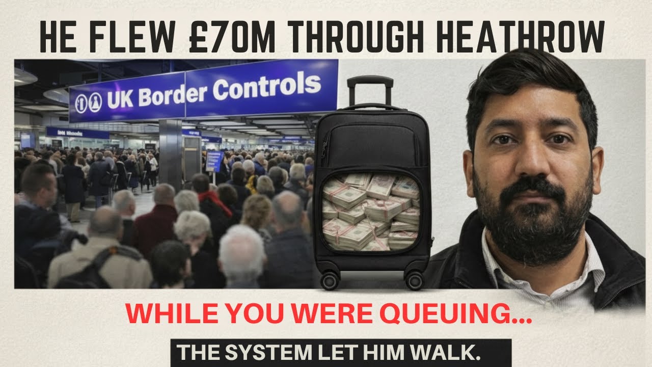 He Moved £70M Through Heathrow 58 Times. Zero Checks.  Until Police Found His Written Confession.