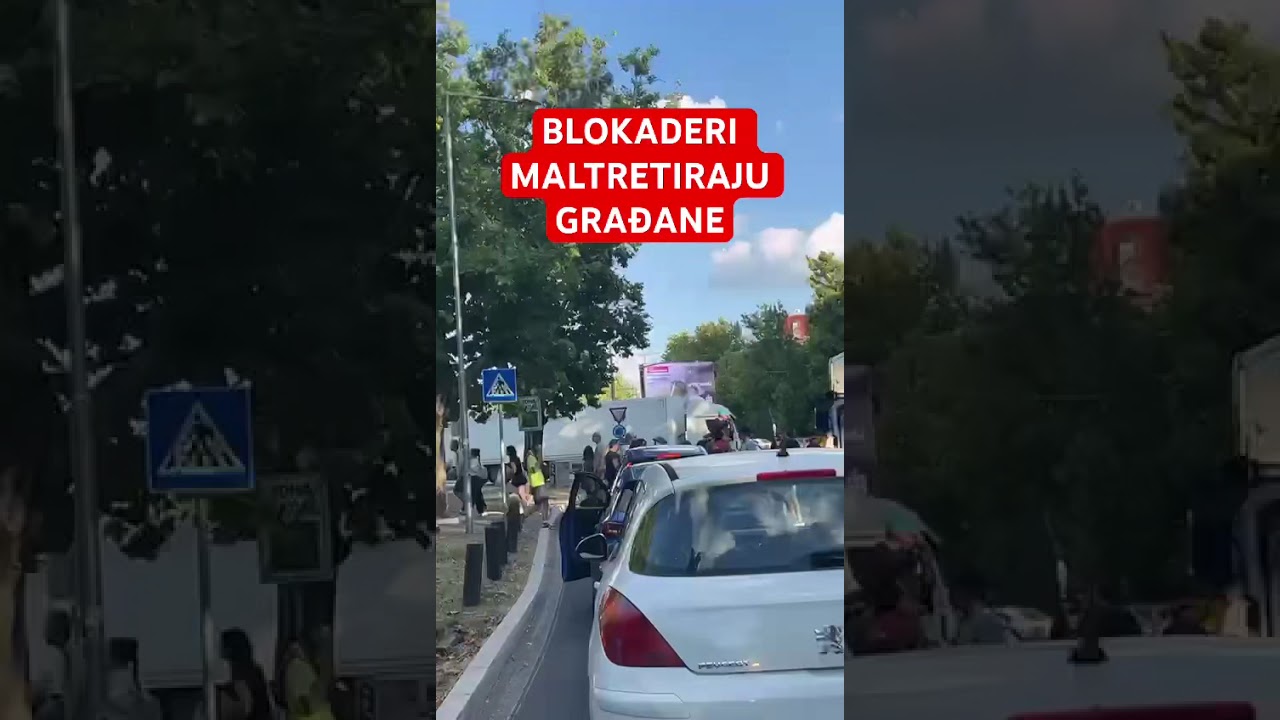 BLOKADERI MALTRETIRAJU GRADJANE