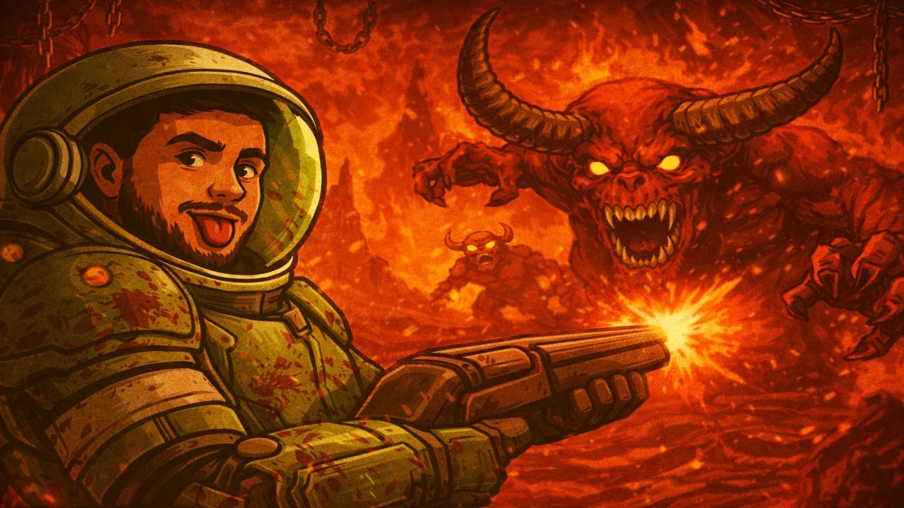 PURO CAOS Y DEMONIOS 💀🔥 | DOOM LIVE EN ESPAÑOL (Portrait)
