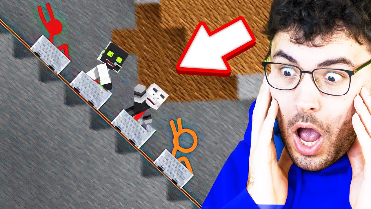 REAKTION AUF Achterbahn fahrt in Animation vs Minecraft