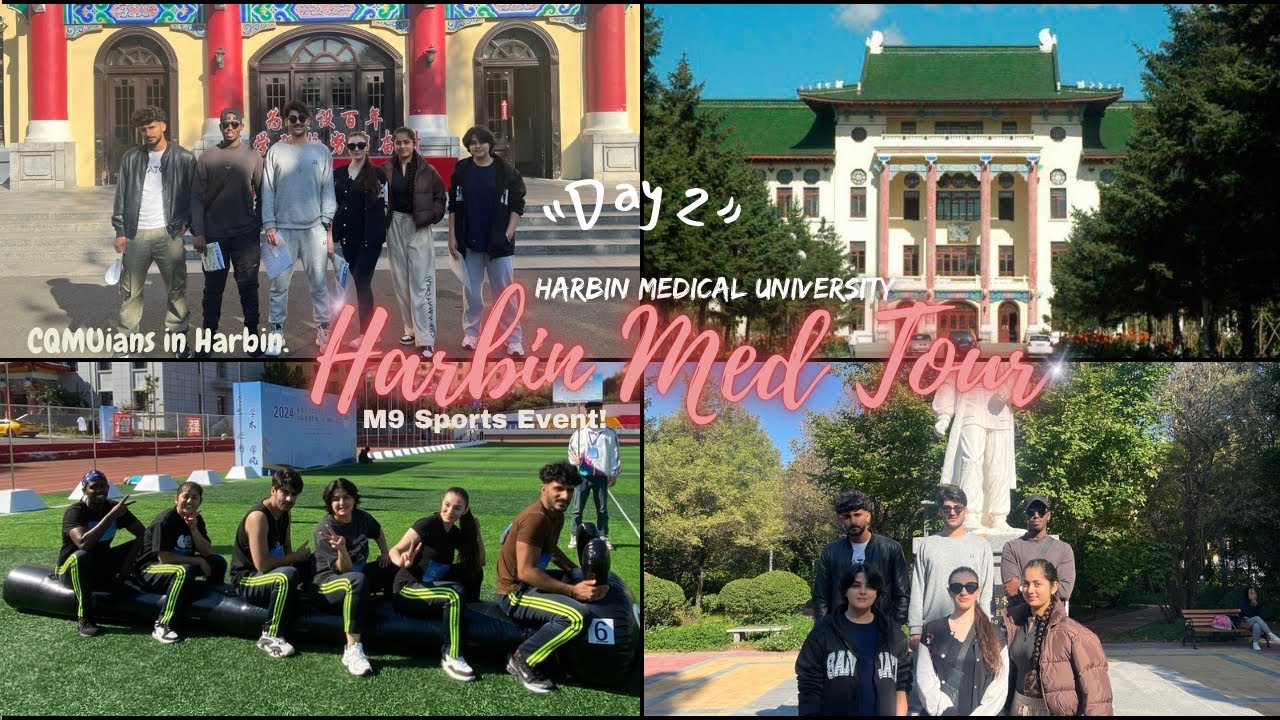 Harbin Medical University Tour + Event Rehearsals! | Day 2 of M9 Sports Event | Hey Rishika