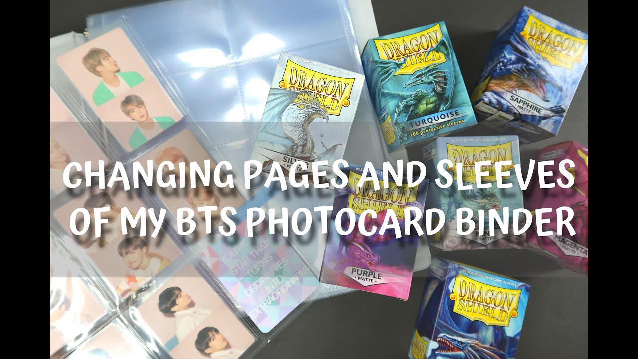 Changing Pages and Sleeves of My BTS Photocard Binder