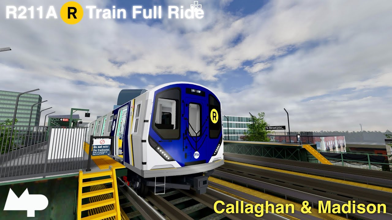 ROBLOX | PTA Subway: Callaghan & Madison R211A (R) Train Full Ride