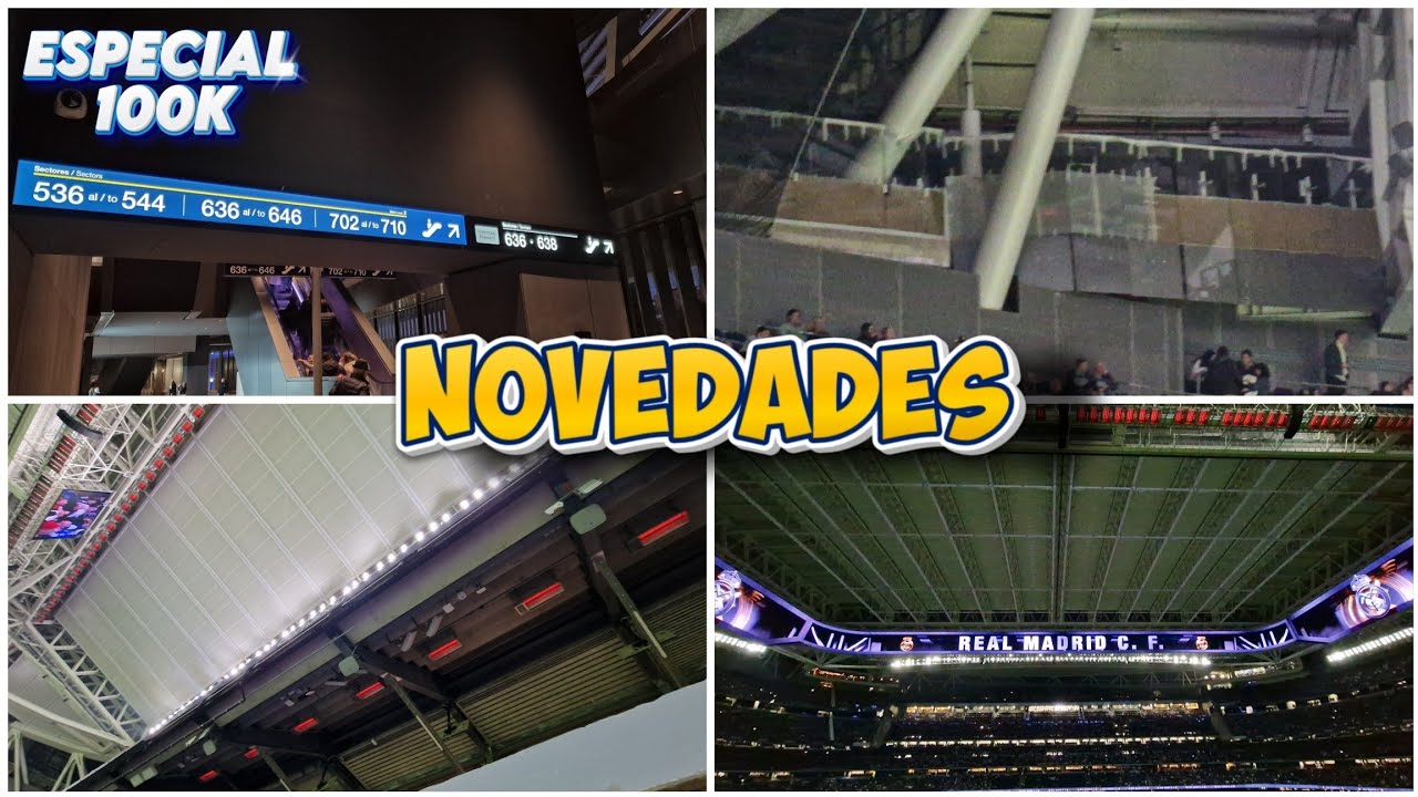 AVANZANDO en el SEGUNDO ANILLO LED y DEM&Aacute;S ZONAS INTERIORES ⚠️ Obras Santiago Bernabeu 🚧