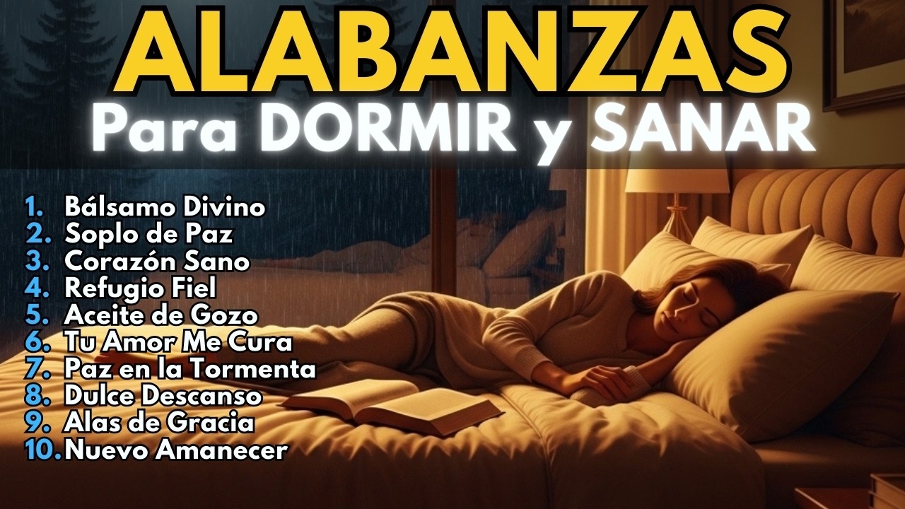 🌙✨ Alabanzas para Dormir en la Paz de Dios | Música que Sana tu Alma Cansada y Trae Reposo Profundo