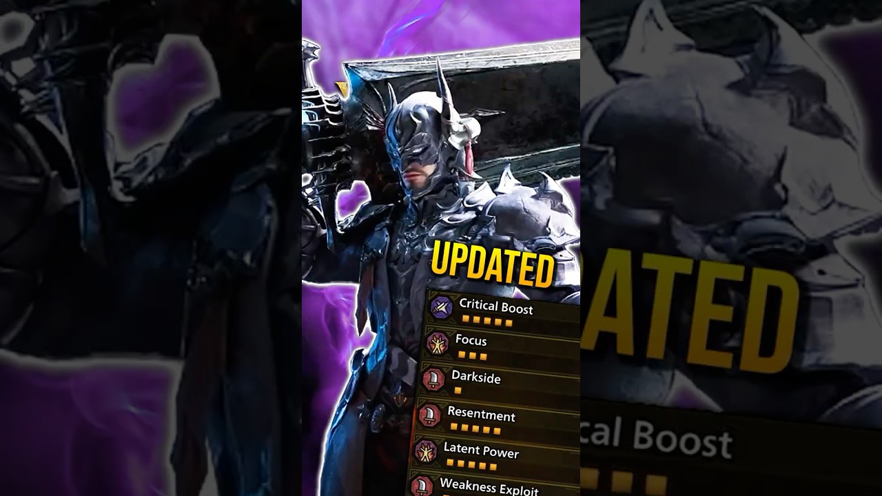 This Updated Dark Knight Great Sword Build is OP?! (Monster Hunter Wilds)