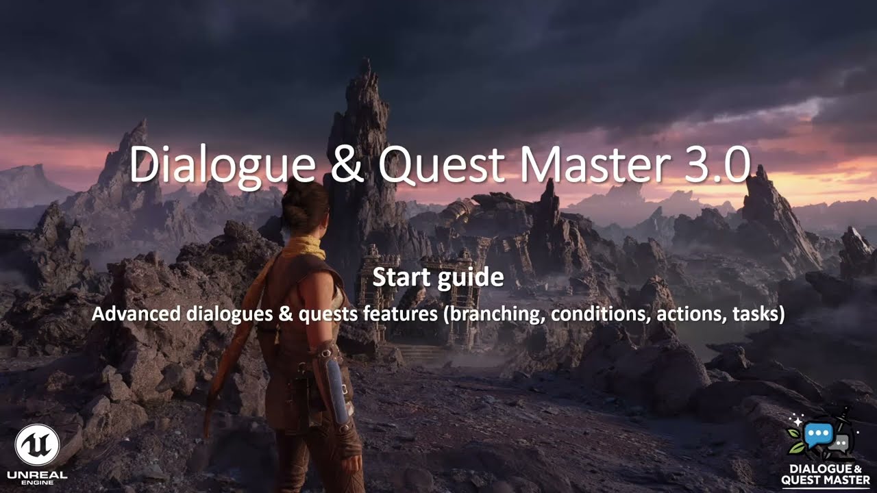 Dialogue & Quest Master v3.0 - Advanced Dialogues & Quests + System extension