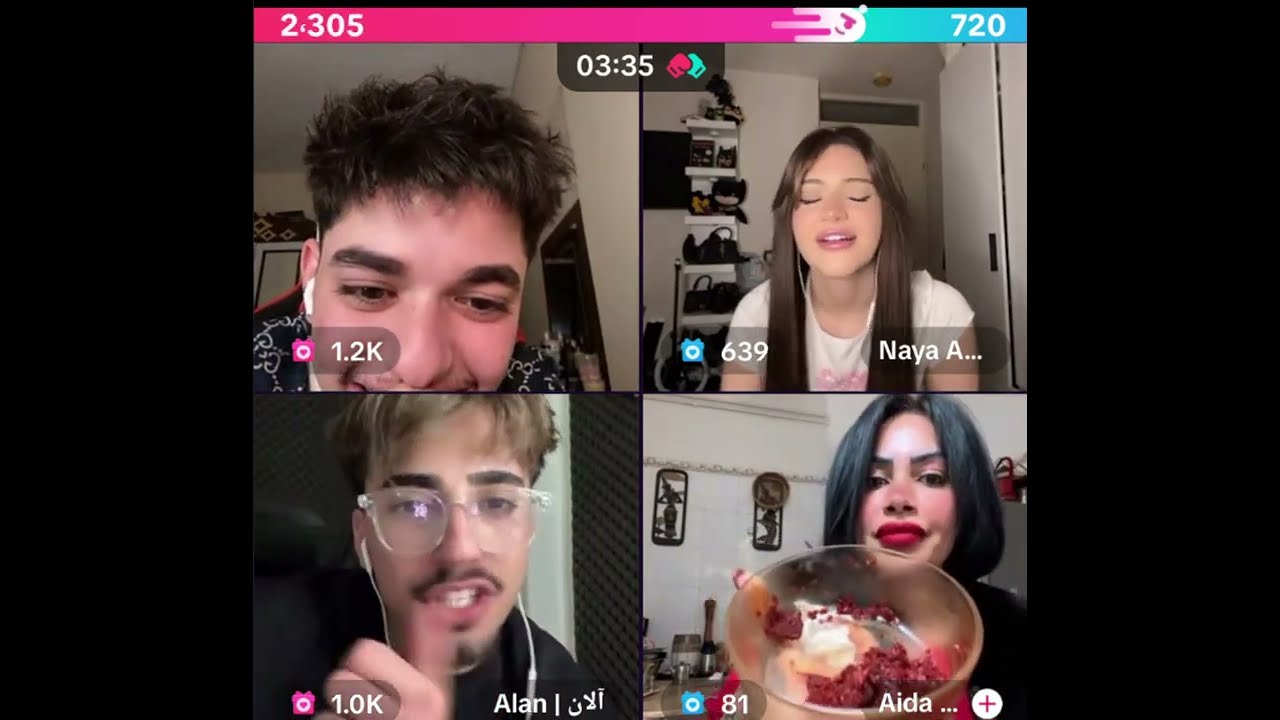 احمد وليد مع الان ونايا كيست مع بنت سكرت ملف الاعياد بعرات ضحك متواصل