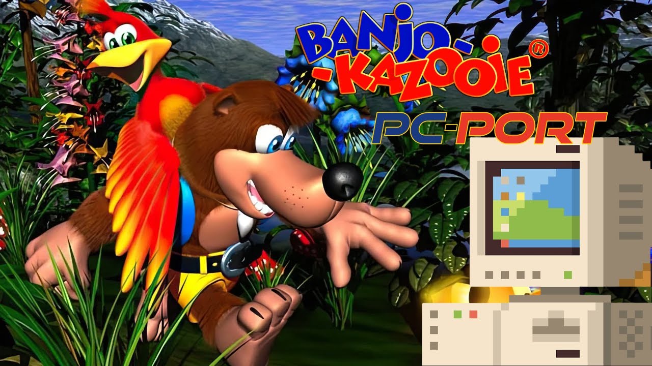 Banjo Kazooie PC Port -Spiral Mountain ⛰ & Mumbo's Mountain 💀 #pcgaming #banjokazooie #gaming #4k