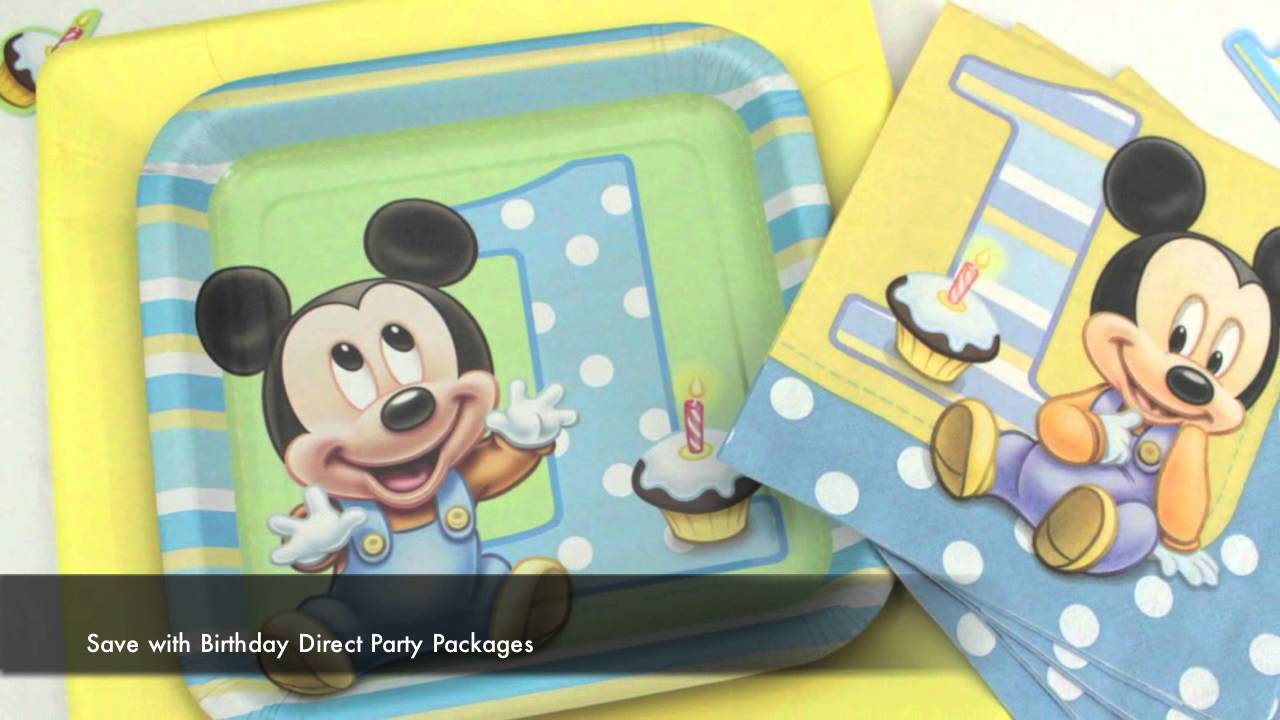 Mickey Mouse 1st Birthday Party Supplies