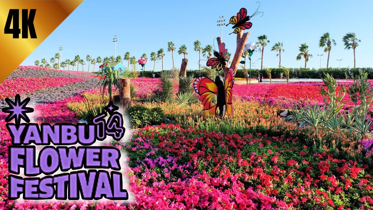 Yanbu Flower Festival | Saudi Arabia’s Record-Breaking Floral Wonderland 🌸🌿