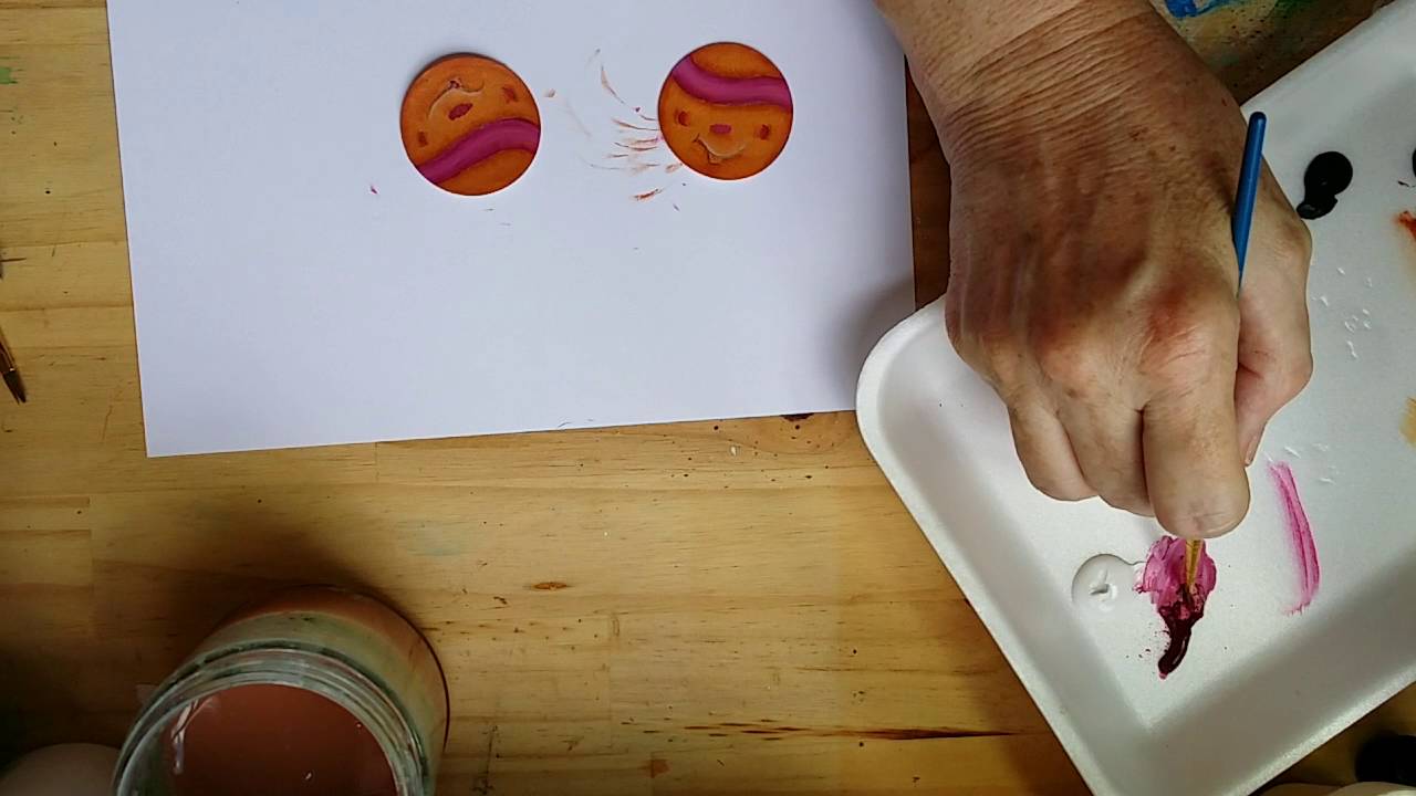How i painted my gingerbread faces