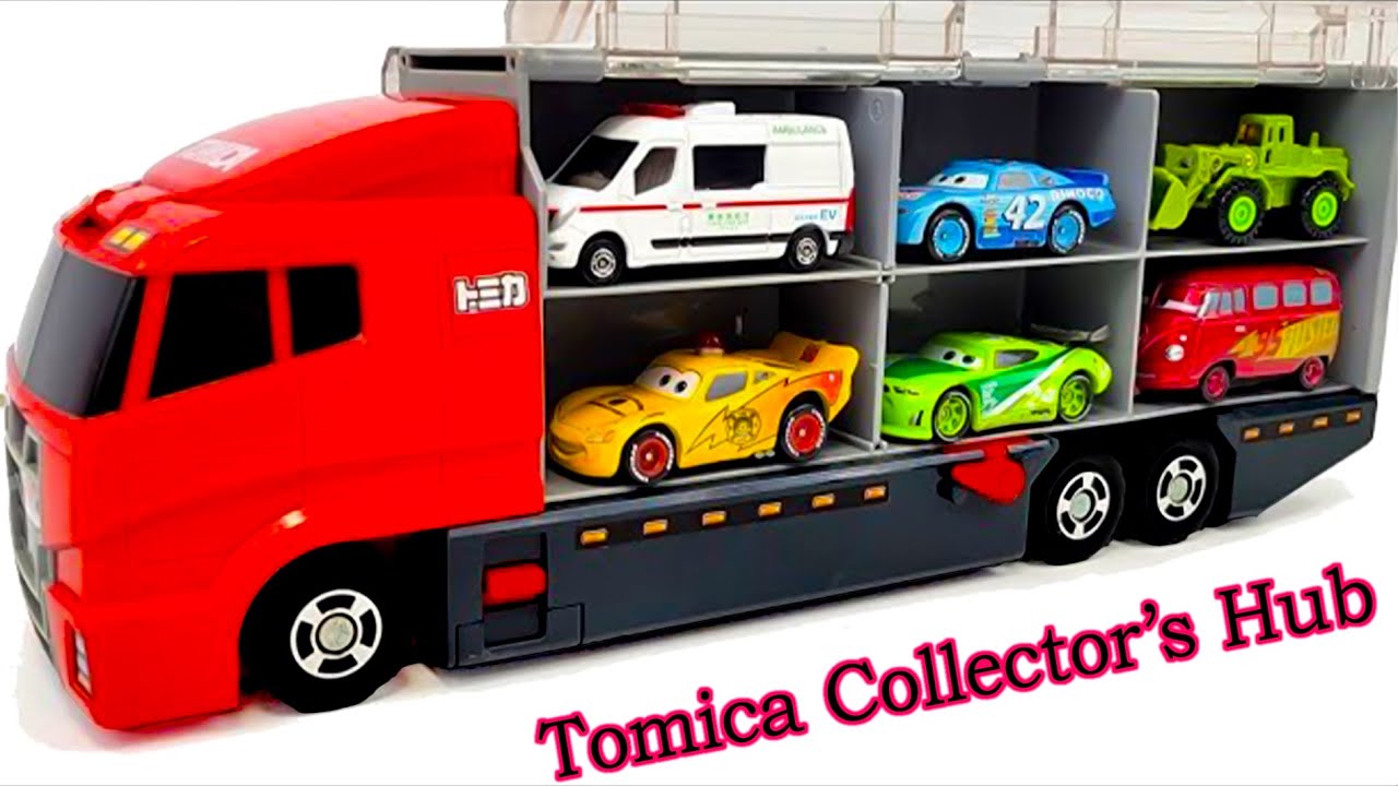 トミカ☆世界の高級な車のミニカーを開封してコンボイへ収納！ホンダ スプランキもある☆Tomica "World's Luxury Car" minicars opening !