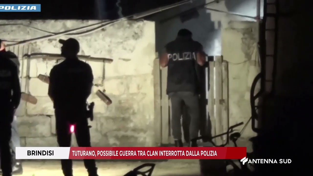 02 SETTEMBRE 2025   BRINDISI   TUTURANO, POSSIBILE GUERRA TRA CLAN INTERROTTA DALLA POLIZIA