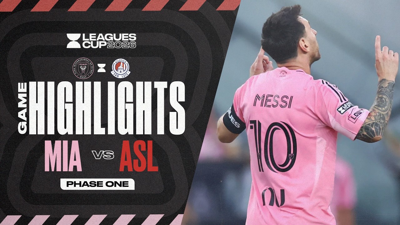 Leagues Cup 2026: Inter Miami CF 4 vs 2 Atl&eacute;tico de San Luis | Full Match Highlights