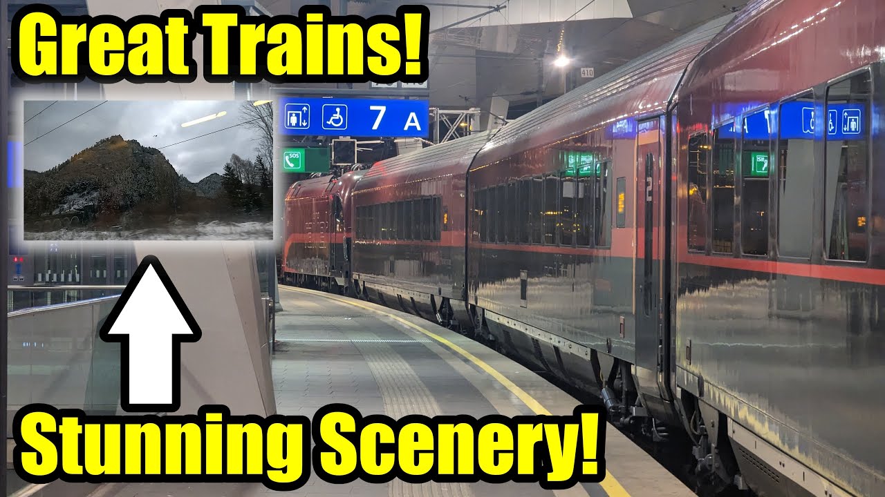 GREAT TRAINS, STUNNING SCENERY! The Semmeringbahn by Railjet Train!