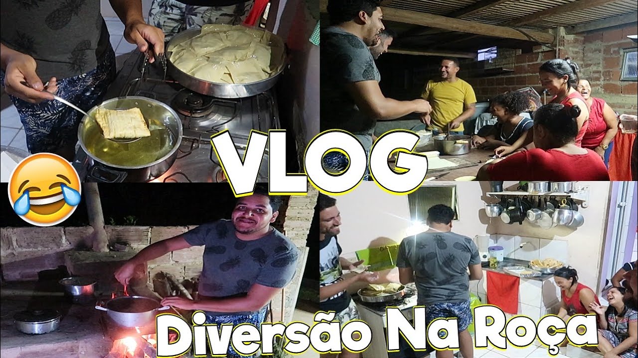 NOITE DO PASTEL NO FOGÃO DE LENHA!!😂 FOI MUITA RISADA E DIVERSÃO em FAMILIA NA ROÇA!!🤣
