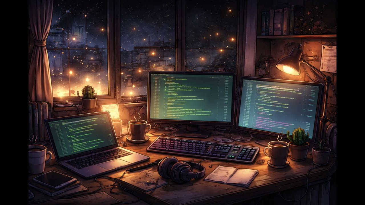 CODE AFTER DARK - LoFi Coding (Full Album Mix) | Chillhop for Focus, Programming, Study