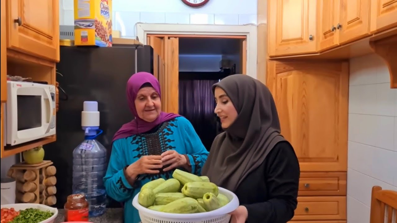 وصفات حماتي الإقتصادية😃بدون لحم بدون دجاج وصفة كوسا بالبرغل😋