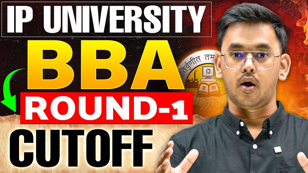 IP University BBA Round 1 Cutoff 2026 📊 | IPU BBA Cutoff | Safe Score for BBA Admission 2026!
